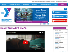 Tablet Screenshot of hamiltonymca.org